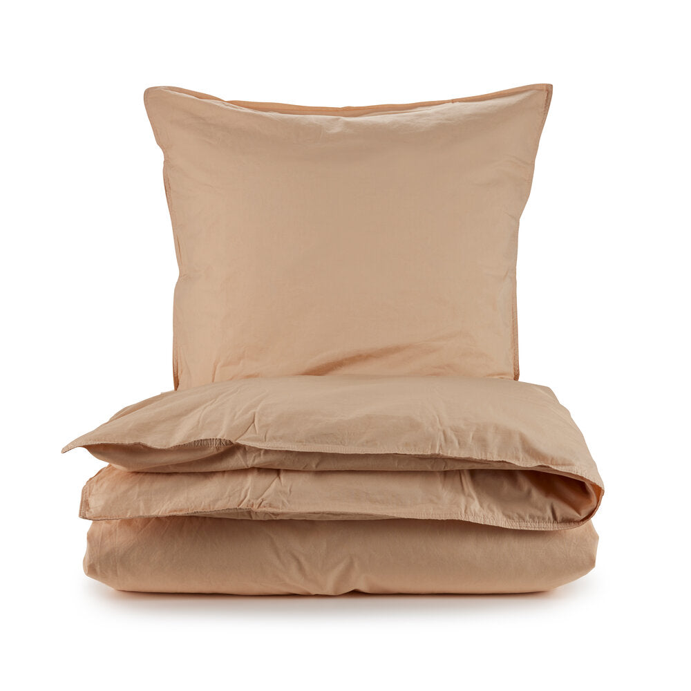 Pure Curly Percale sengetøj - sand